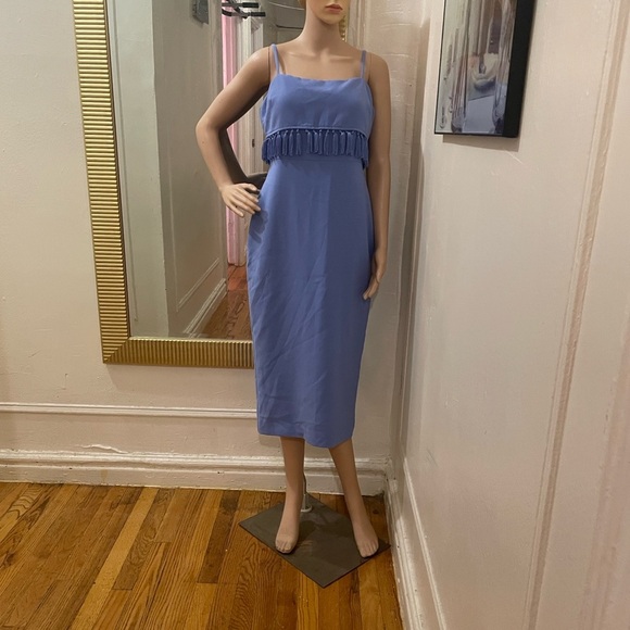 Likely Periwinkle Fringe Midi Dress - Picture 13 of 14